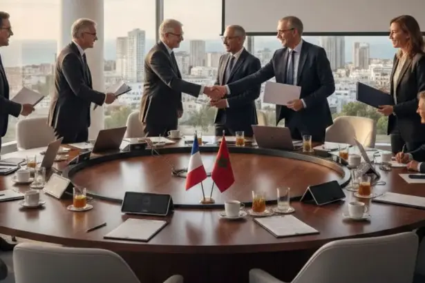Casablanca : coopération économique franco-marocaine