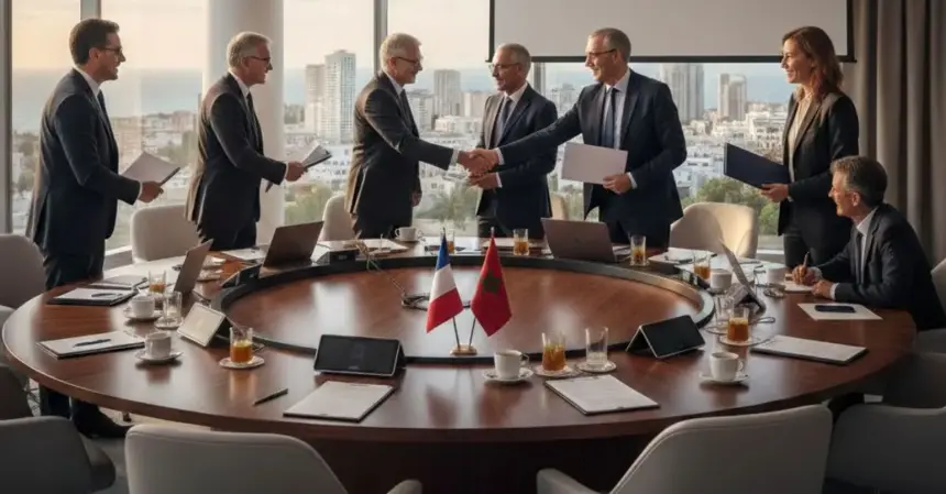 Casablanca : coopération économique franco-marocaine