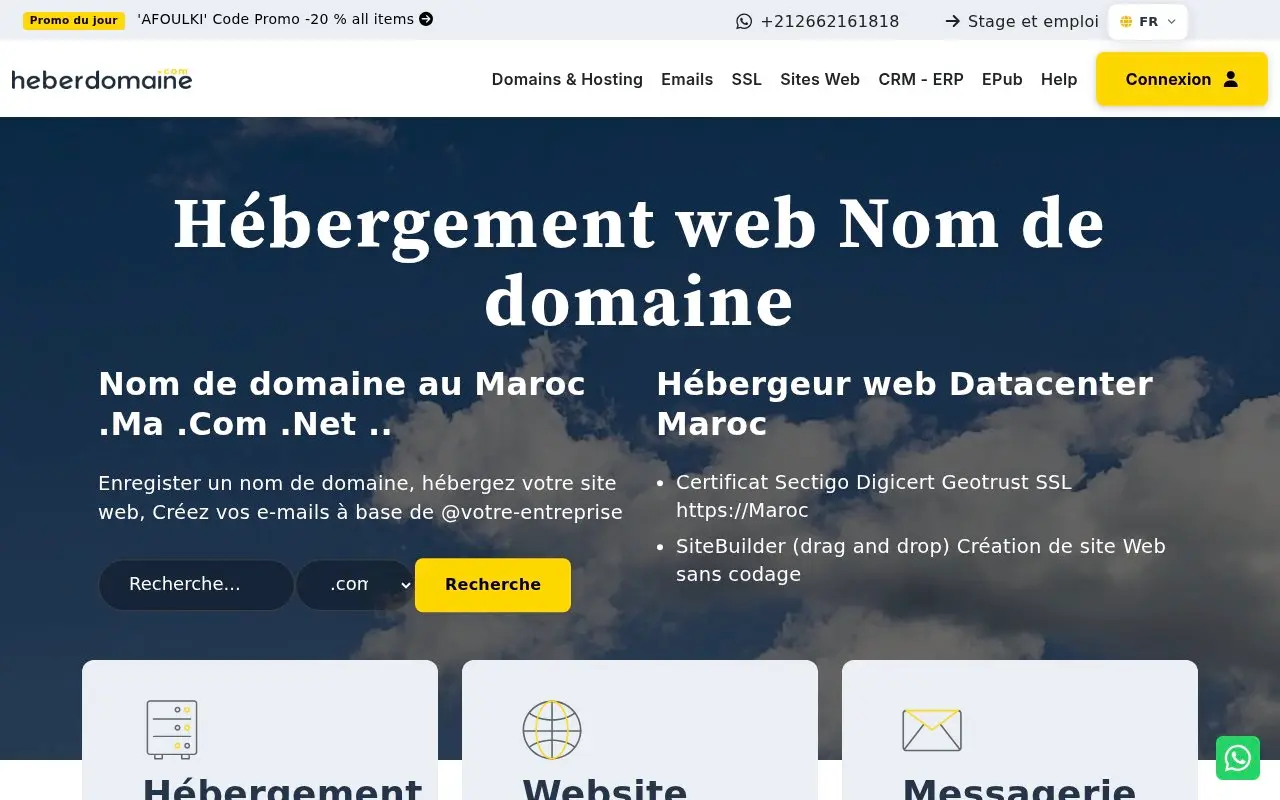 Heberdomaine : Hébergement Linux et Windows sécurisé, fiable et performant