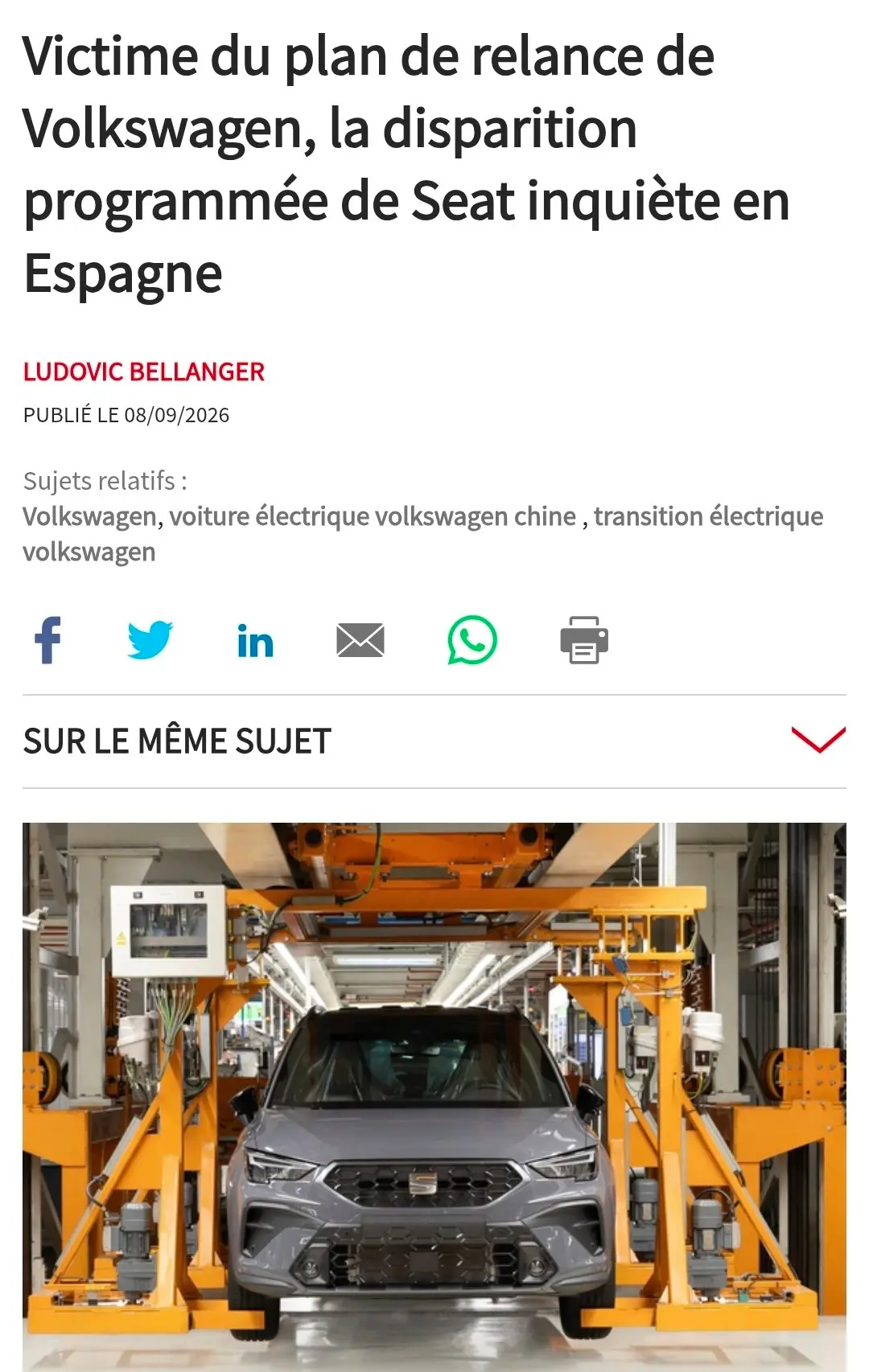 Le Maroc attaque le cœur de l’industrie automobile espagnole