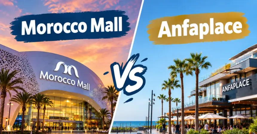 Shopping : Morocco Mall vs Anfaplace, lequel choisir au Maroc ?