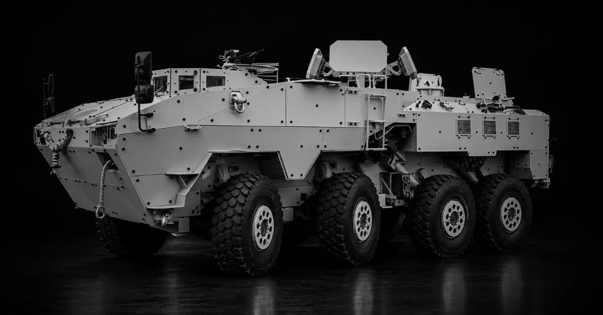 مصنع برشيد لتصنيع المركبات القتالية المدرعة WhAP 8x8