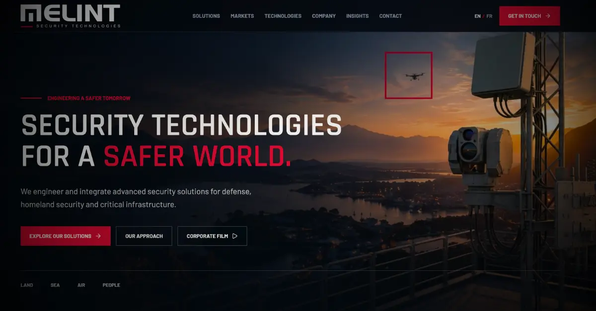 MELINT | Security Technologies for a Safer World