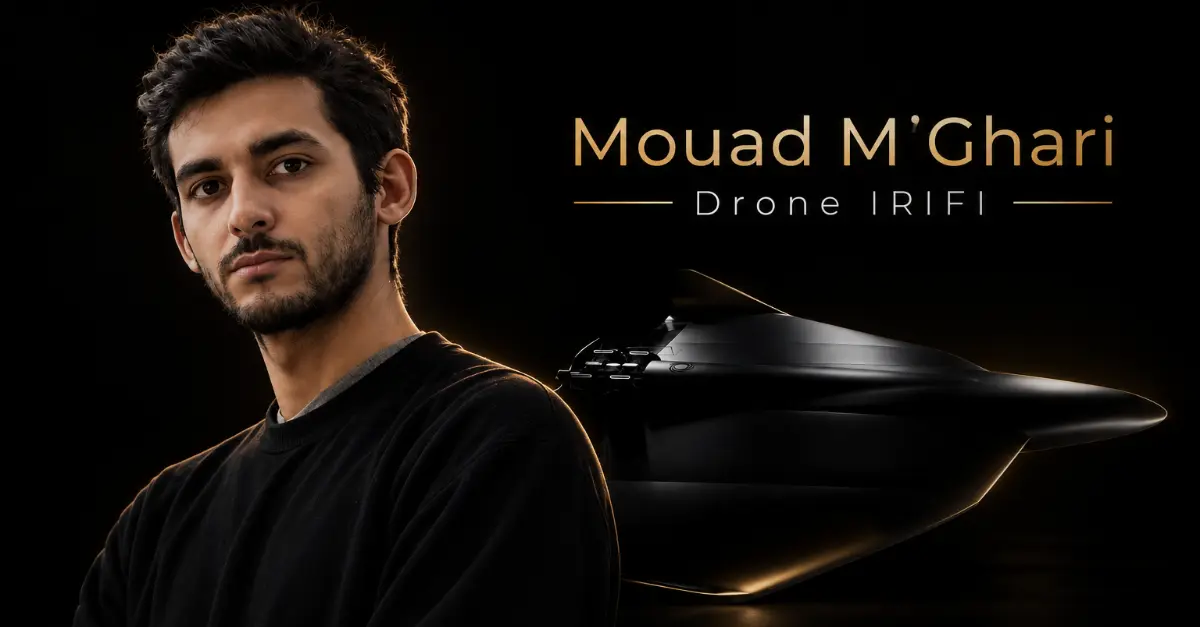 Qui est Mouad M'Ghari, le concepteur du drone IRIFI
