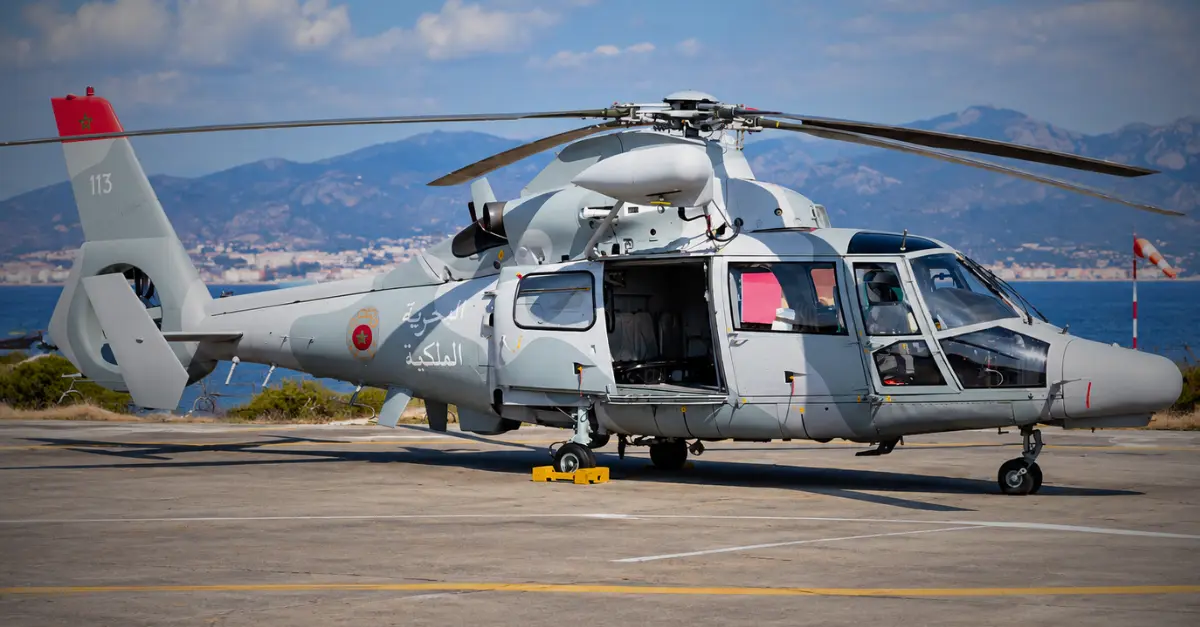 Moroccan Panther helicopter